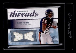 2008 SP Rookie Threads Rookie Threads 75 #RTFO Matt Forte Jersey /75 - NM-MT - Picture 1 of 2