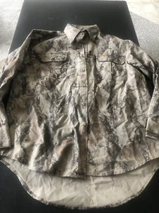 VINTAGE Natural Gear Shirt Mens Medium Button Up Camo Hunting Outdoors Thick. N - Picture 1 of 6