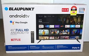 BLAUPUNKT 40" FULL HD ANDROID SMART LCD TV Hey Google Netflix BP400FSG9200 LED