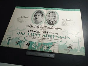 HR April 24 1936 One Rainy Afternoon Francis Lederer Ida Lupino Mary Pickford - Picture 1 of 9