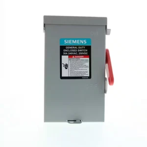 General Duty 30 Amp 2-pole 3-wire 240-volt Fusible Indoor Safety Switch Rbpu | - Picture 1 of 12