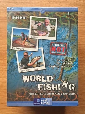 Jeremy Wade, Matt Hayes, Henry Gilbey, World Fishing, 8 DVD set, still sealed - Image 1 of 4