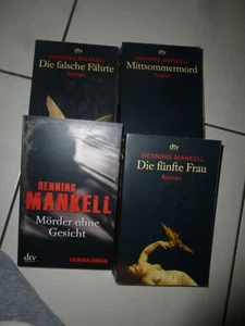 Henning Mankell 4 Bücher taschenbuch paket krimis Wallander - Bild 1 von 1