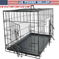 extra large folding dog crate