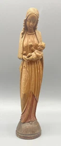 Rarität Ur Alte Holz Figur Madonna Mutter Gottes Antik Handgeschnitzt Augsburg - Bild 1 von 10