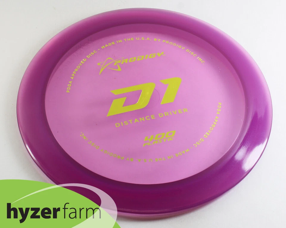 Prodigy D1 400 *pick your weight & color* Hyzer Farm disc golf distance driver - Image 1 of 1