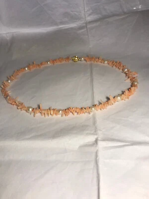 Aparte echte Korallen-Perlenkette Astkorallen Rosa - Bild 1 von 4