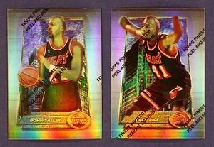 1994-95 Finest Refractors Miami Heat Team lot #3 John Salley CY 102 Glen Rice SP - Picture 1 of 2