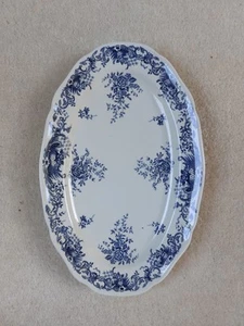 Villeroy & Boch Valeria Blue grosse Speisenplatte Gross! 36,5 CM Lang - Imagen 1 de 3
