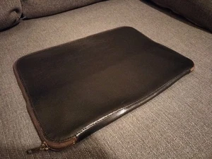 Vintage Leather Document Zip Around Case - Picture 1 of 12