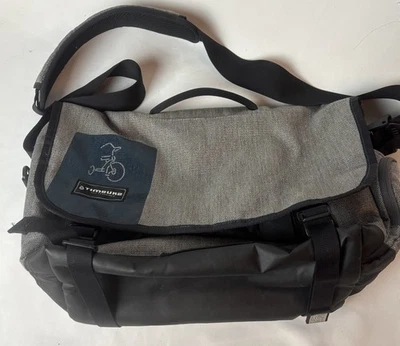 Timbuk2 Cigüeña Bandolera Mensajero Bolsa de Pañales Motivo de Ciclo Gris Negro Unisex Papá Foto 1 de 4