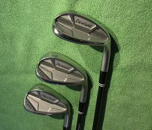 Cleveland CBX 2 Wedge Set 52* 11 56* 12 60* 10 Rotex Precision Wedge Graphite RH - Picture 1 of 4