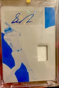 2020 Immaculate Sheldon Neuse Printing Plate 💥1/1 💥Auto RC One of Jersey - Picture 1 of 3
