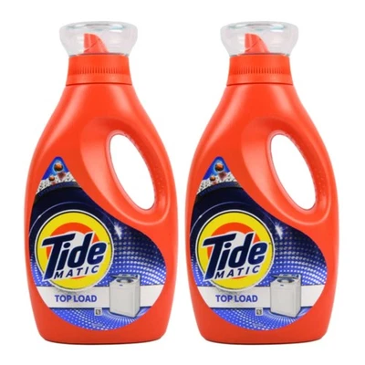 Detergente líquido para ropa Tide Matic Top Load, 850 ml (paquete de 2) Foto 1 de 4