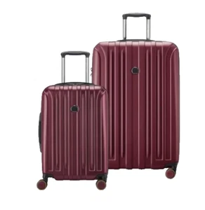 Delsey Paris Accelerate 2-Piece 30" & 22" Carry-On Hardside Luggage Set Red NEW - Picture 1 of 10