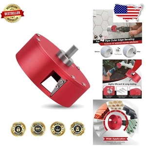Professional PVC Chamfer Tool for 4-Inch Pipes - Fast and Efficient Deburring - Picture 1 of 8