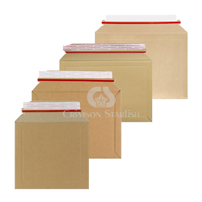 Capacity Book Mailers Cardboard Royal Mail PIP Large Letter/Parcel Envelopes • 4.99£