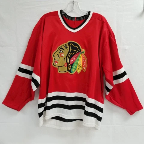 Jeremy Roenick Chicago Blackhawks CCM Authentic Jersey NHL Hockey Size Large Cover