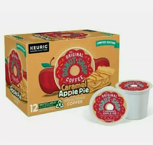 Original Donut Shop Coffee CARAMEL APPLE PIE 12 Keurig K-Cups SAME DAY SHIPPING - Picture 1 of 11