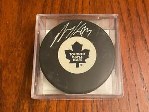 Nazem Kadri Toronto Maple Leafs Autographed Puck w/COA