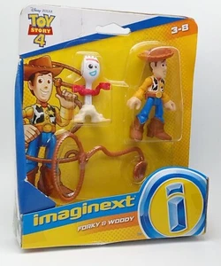 Figuras Imaginext de Disney y Pixar Toy Story 4 Forky y Woody totalmente nuevas - Imagen 1 de 3