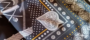 Hermes scarf & bracelet White authentic silk 100% women very good condition - Picture 1 of 19