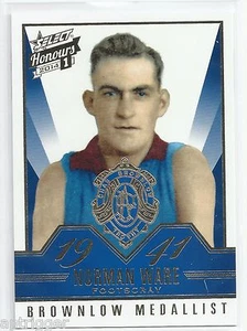 2014 Select Honours Brownlow Gallery (BG6) Norman WARE Footscray - Picture 1 of 1
