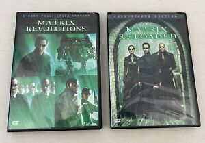 Matrix Revolutions & Reloaded DVD Full Screen Edition