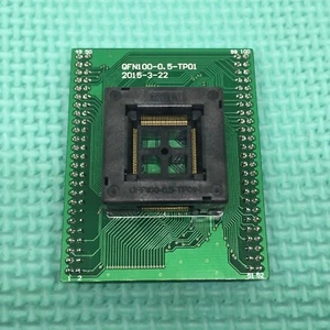 1pcs* OTQ-100-0.5-09 QFP100 TQFP100 LQFP100 IC Test Socket / Programmer Adapter - Picture 1 of 4