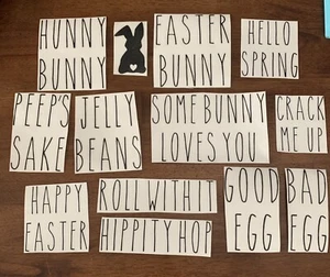 Set Of Farmhouse Easter Spring Vinyl Decals Farmhouse LL - Picture 1 of 3