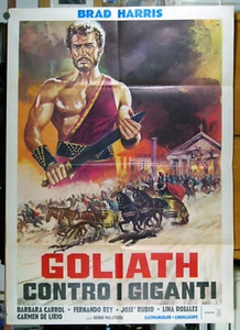 manifesto 2F film GOLIATH CONTRO I GIGANTI Brad Harris Fernando Rey - Picture 1 of 1
