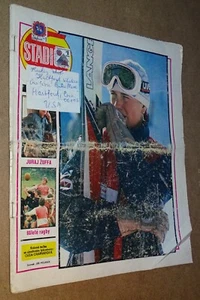 Stadion Magazine (1980s Czechoslovakia) Sent to Hartford Whalers Media Director - Picture 1 of 7