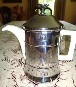 TOLLE VINTAGE KOZY KRAFT EVERHOT KAFFEEKANNE - HERGESTELLT IN ENGLAND - METALLÜBERZUG - Bild 1 von 8