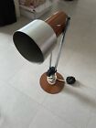 Vintage Desk Lamp - Chocolate and Silver Colour - NO BULB