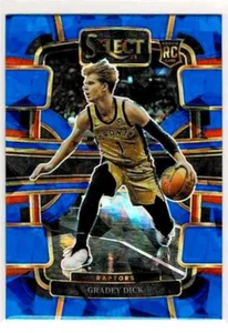 2023-24 Panini Select Basketball Riss Ice Blue Concourse RC Gradey Dick #90 - Bild 1 von 1