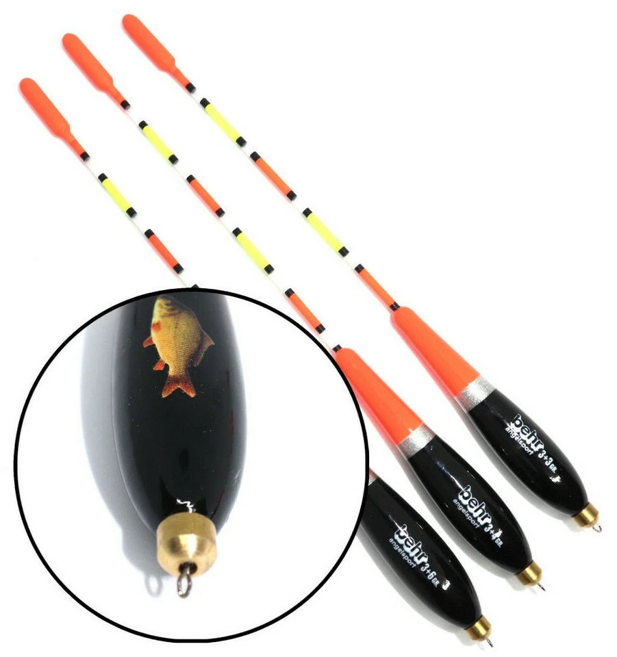WAGGLER Posen Set | vorbebleite Behr Angelpose Laufpose Allroundpose Schwimmer - Bild 1 von 4