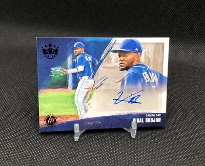 TRUE 1/1! 2022 Diamond Kings Vidal Brujan 1 OF 1 AUTO DK SIGNATURES BLACK RC 📈 - Image 1 of 4