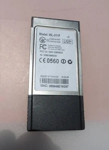 Gemtek WL-311F 802.11b 2.4 Ghz PCMCIA Card 11 Mbs 16 Bit - Afbeelding 1 van 2
