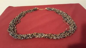 Joan Rivers QVC 20 Strang Glasperlen Halskette mit Verlängerung Mehrfarbig Keine Box✞  - Bild 1 von 8