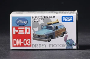 Takara Tomy DM-03 Disney Motors Ragoon Wagon Stitch Mini Diecast Car - Picture 1 of 2