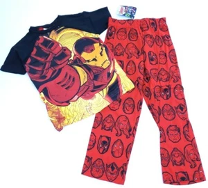 Marvel Avengers Iron Man Boys 2 Piece Shirt and Pants Set Size 8 - Picture 1 of 3