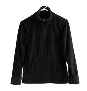 ASPIRE Damen Fleece Shirt schwarz 1/4 Zip Gr. M Langarm - Bild 1 von 7