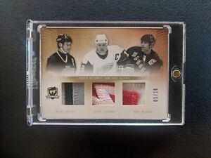 Wayne Gretzky Yzerman Messier 2009-10 The Cup Triple Game Used Patch /10 Jersey