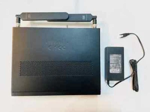 Cisco C897VAG-LTE VDSL2/2+ Annex A 4G LTE Gigabit Router w/ PSU, Antennas - Bild 1 von 4