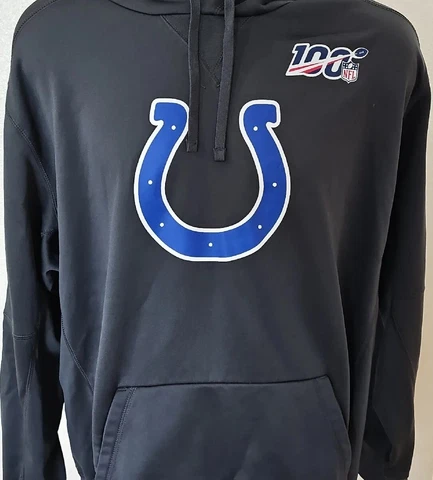Nike Indianapolis  Colts 100th Hoodie Sweatshirt XXL Cover