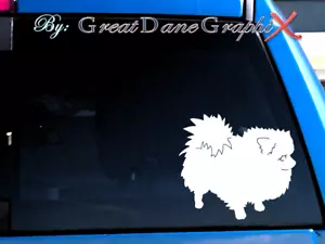 Pomeranian #1 - Vinyl Aufkleber Sticker - Farbauswahl - HOCHWERTIG - Bild 1 von 1