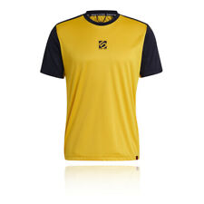 NEW - FIVE TEN Adidas TrailX MTB Mountain Bike S/S Jersey T-Shirt Yellow Mens M 