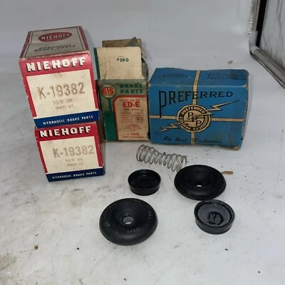 Nuevo de Lote Antiguo Kits de Cilindros de Rueda Mopar 1956-62 Chrysler Dodge DeSoto Plymouth Surtido Foto 1 de 3