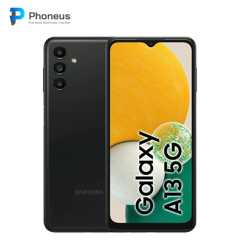 Samsung Galaxy A13 5G 4GB RAM 128GB Black (Unlocked) Smartphone. - image 1 of 4