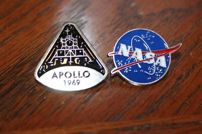 apollo 1969 and nasa lot of 2 pins - Image 1 of 3